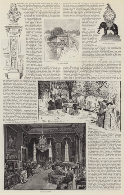 Palacio de Blenheim Ilustrado de Henry Edward Tidmarsh
